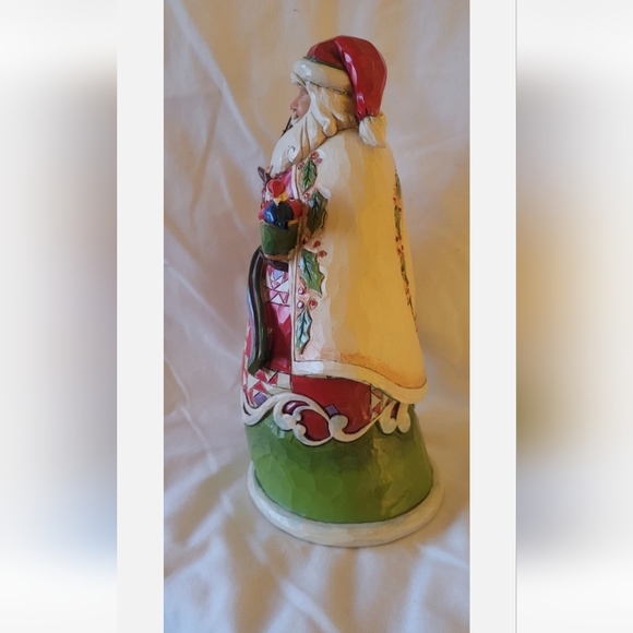 Jim Shore SANTA CLAUS W/flying REINDEER "Christmas Miracles Are In Your Grasp" - Picture 6 of 11